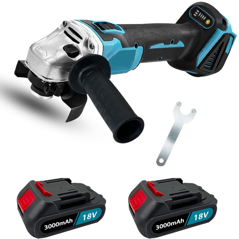 Polierer, 21 v 6 Zoll kabelloser Autopolierer, Pufferschleifer, 6-Gang-Poliermaschine, 18 Pads, nur Gehäuse (keine Batterie), kompatibel mit Makita