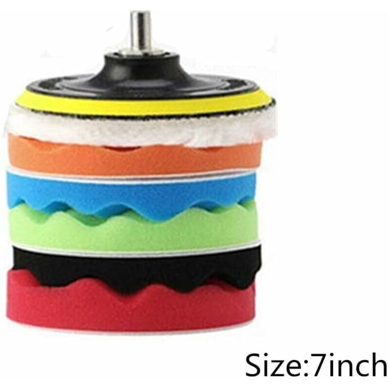 Polierscheibe Polieren Da Poliermaschine Auto Polierer und Pads Maschinen Auto Poliermaschine Polierpad Maschinenpolierer 7 Zoll