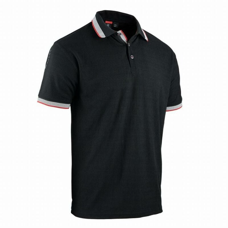 Polo-Shirt Facom Soccer Schwarz/Rot Größe xxl - FXWW9010E-XXL
