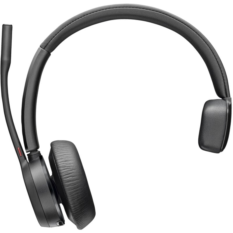 Poly - Voyager 4310 uc Wireless Headset (Plantronics) - Einohr-Headset - Anschluss an PC/Mac mit the Bluetooth usb-a Adapter und an Mobiltelefone