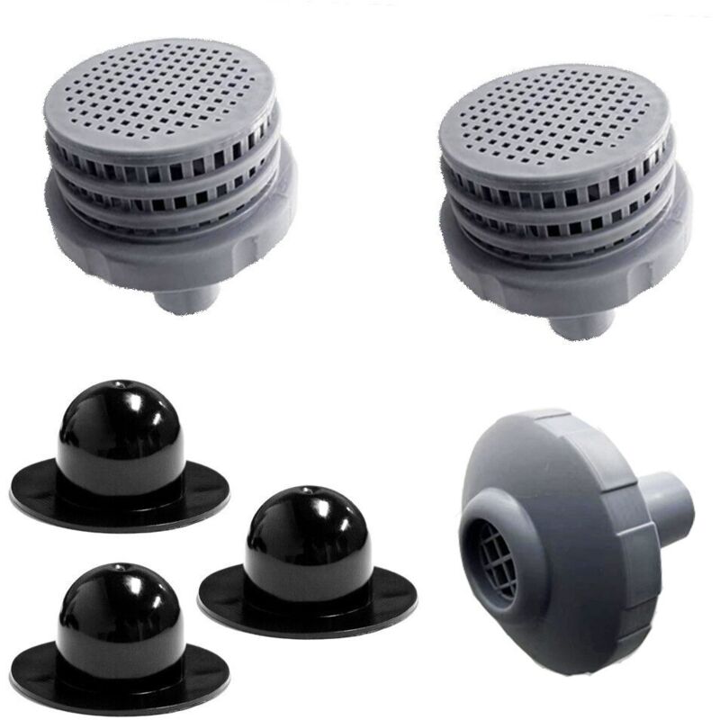 Pool Filter Anschluss, Inte Pool Anschlussset 32 mm, Pool Filter Anschluss, Poolfilter Pool Zubehör mit Innengewinde zum Verschrauben, Kompatibel mit