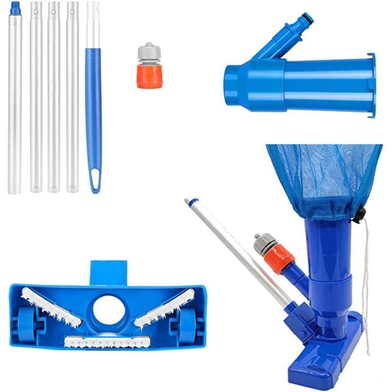 Ymyny - Pool-Staubsauger, tragbarer Pool-Reinigungssauger, Pool-Reinigungsset für Spa, Teich, Pool und Brunnen. mumu