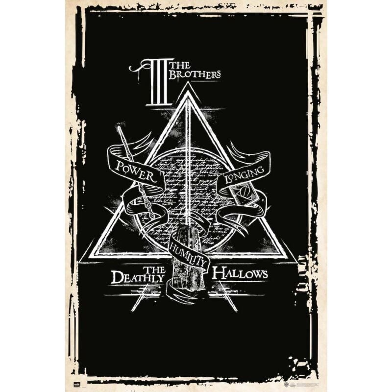 Poster harry potter die Reliquien des Todes Symbol
