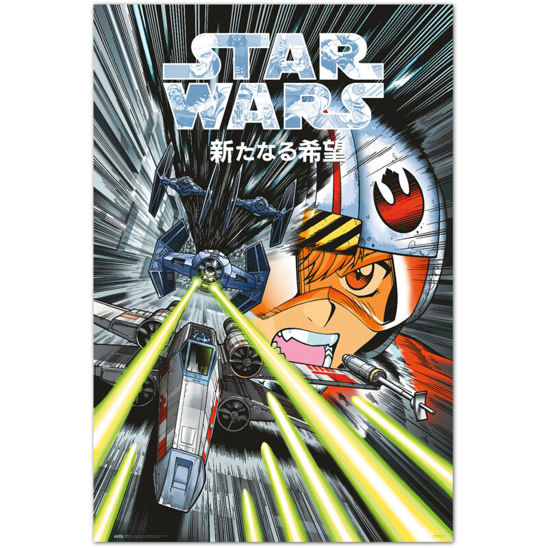 Poster star wars manga trench run