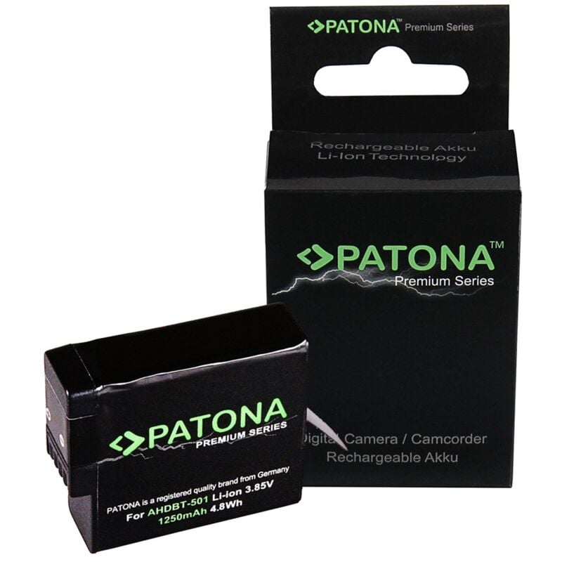 Premium Akku f. GoPro Hero 5 Black AHDBT-501 AABAT-001