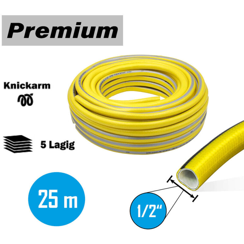 Stabilo-sanitaer - Premium Gartenschlauch 1/2' 25 m