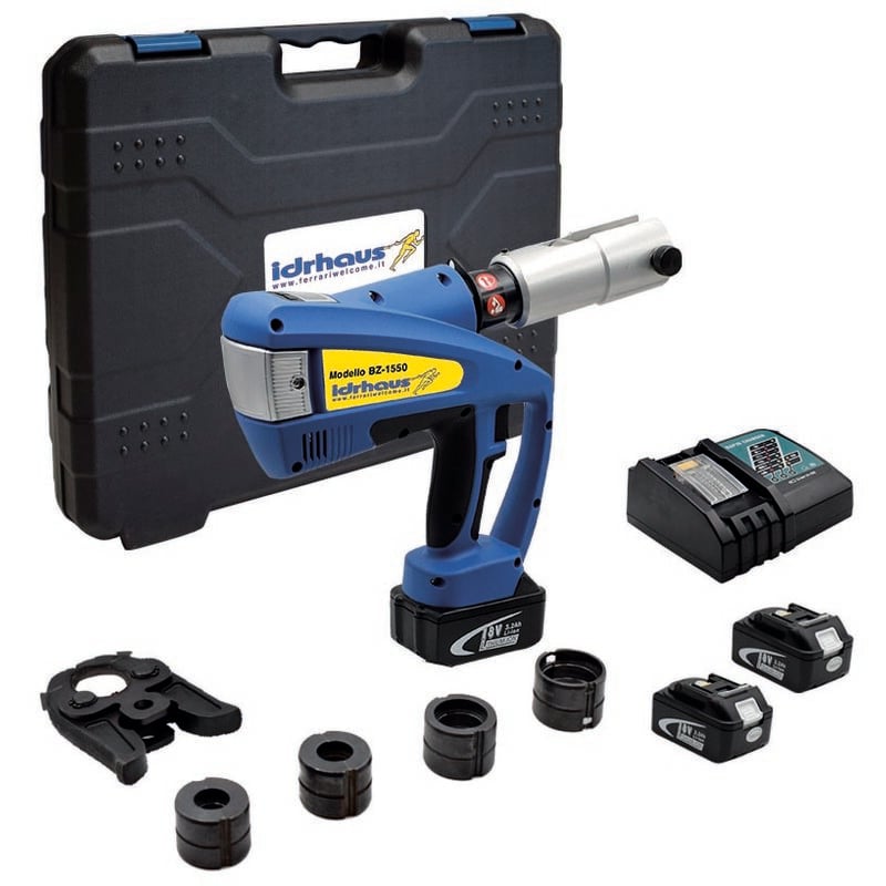 bz-1550 kabellose pressmaschine mit th 16-20-26-32 einsätzen und einsatzbacke