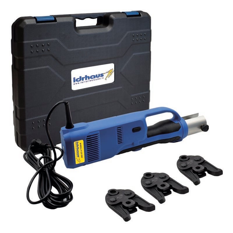 Ferrari Srl - cz-1550 elektrische pressmaschine + profilbacken th 16-20-26