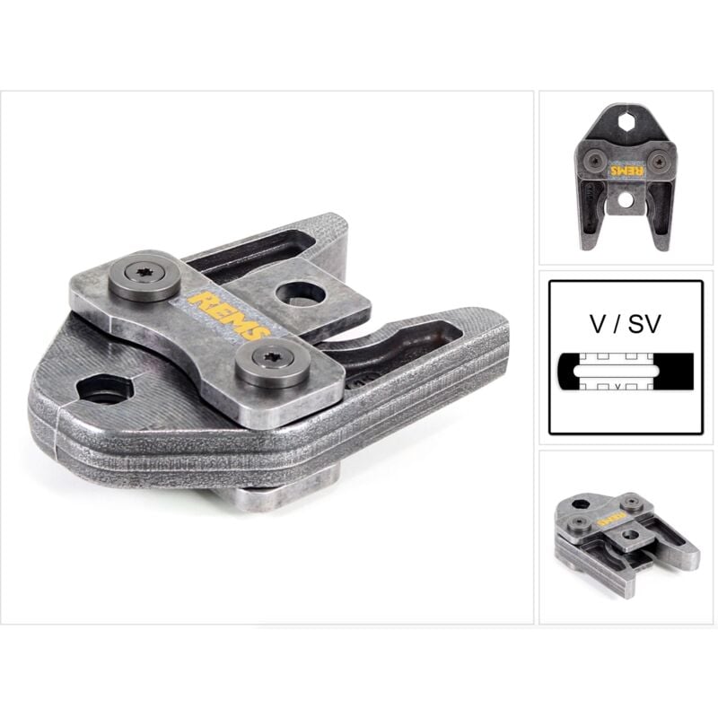 Rems - Pressbacke Presszange Standard V15 ( 570115 ) für romax 4000 / Akku Press acc etc