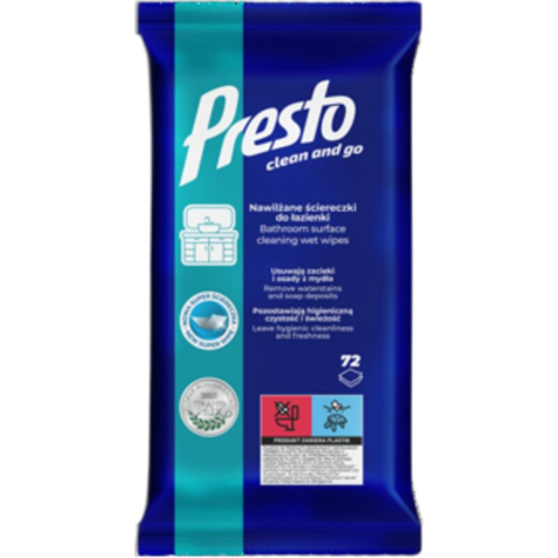 Presto Clean Badezimmer-Haushaltstücher 72 Stk.