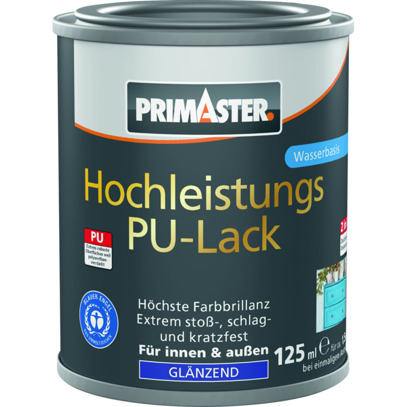 Primaster Hochleistungs PU-Lack anthrazit glänzend 125 ml Lack