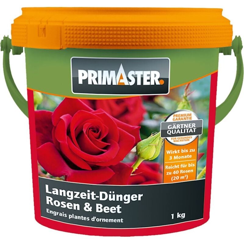 Primaster - Langzeitdünger Rosen und Stauden 1 kg Dünger mineralisch Rosendünger