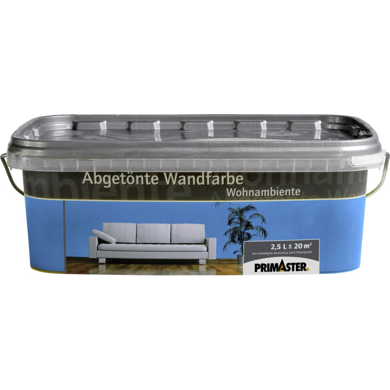Primaster - Wandfarbe Wohnambiente 2,5L Nachtblau Matt Innenfarbe Deckenfarbe
