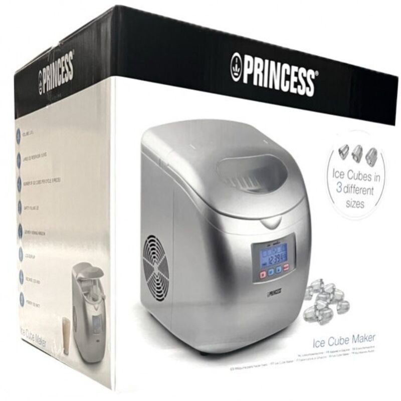 Princess 283069 Eiswürfelmaschine 2,8 Liter LCD-Display silber'-'182061825
