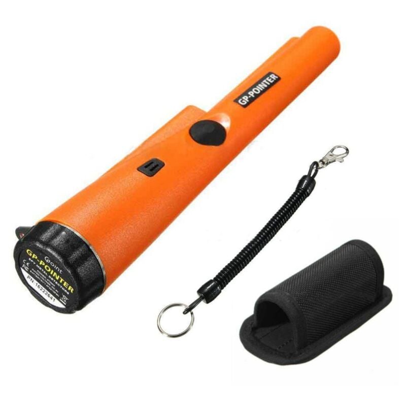Fitags - Professioneller Metalldetektor Pinpointer Wasserdichter Handmetalldetektor für Goldmetallmünzen Orange