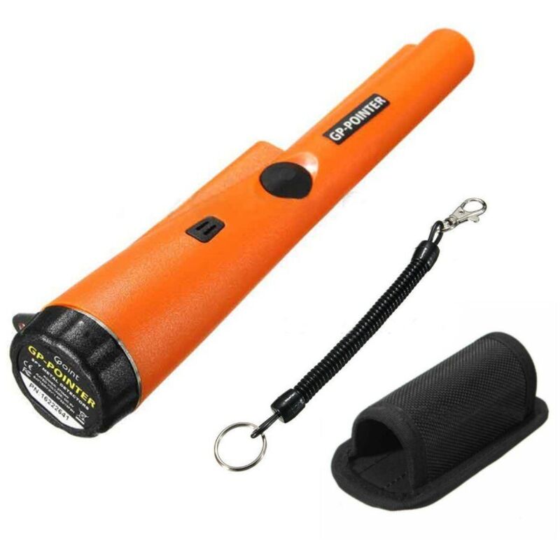 Professioneller Metalldetektor-Pointer, tragbarer, wasserdichter Metalldetektor für Gold und Münzen, Orange