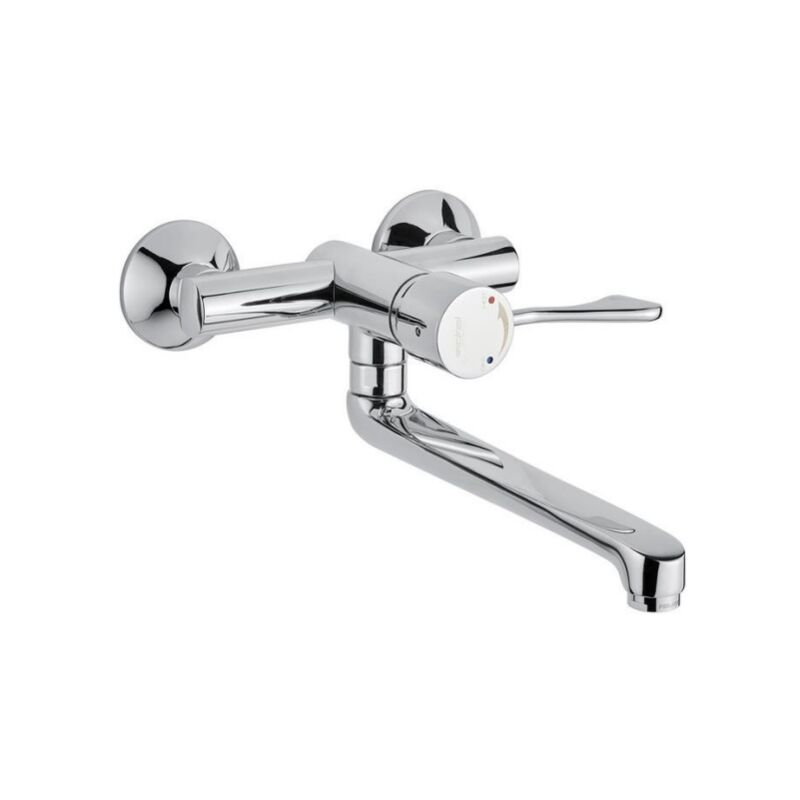 Idral - Progressive Thermostat-Waschtischbatterie mit klinischem Hebel und schwenkbarem Auslauf 140 mm Serie 900 0 900.35-140 Verchromt