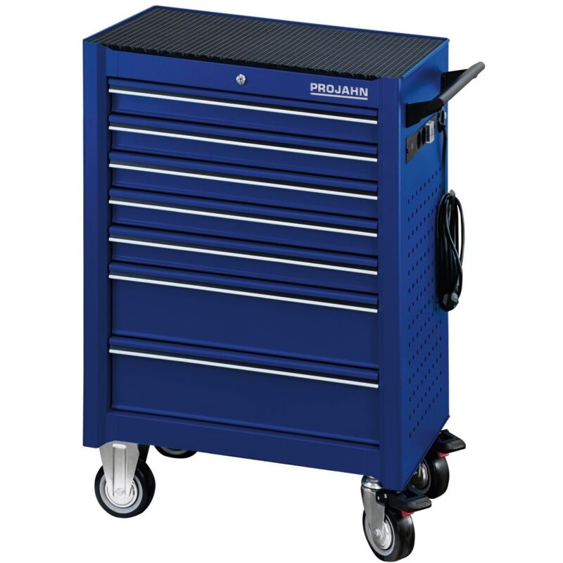 Bestückter Werkstattwagen universe mit 7 Schubfächern und 320-tlg. Bestückung Blau - Projahn
