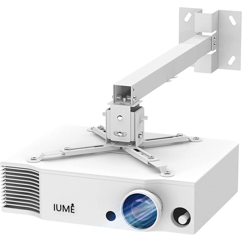 Projektor-Deckenhalterung, verstellbarer Teleskoparm aus Edelstahl, Deckenhalterung für Schul- und Bürobesprechungen