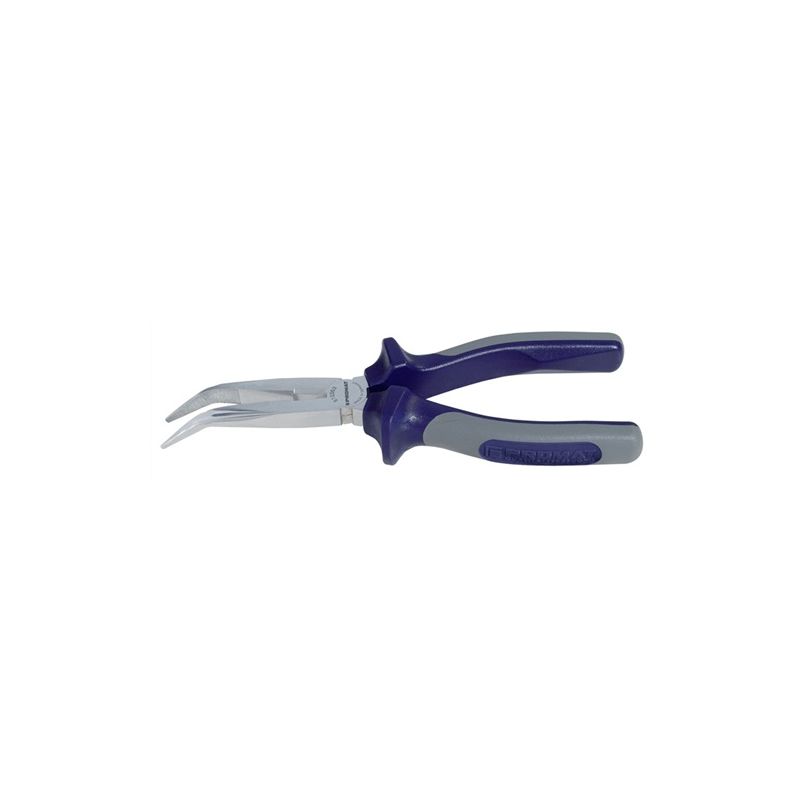 Flachrundzange Länge 200 mm 40° gewinkelt Mehrkomponenten-Hüllen
