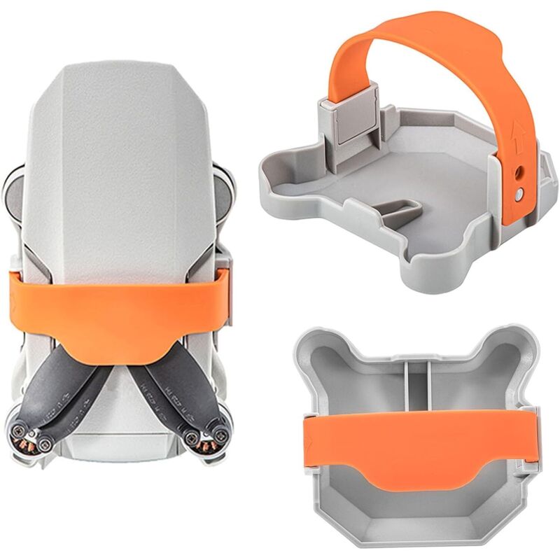 Propellerhalterung für DJI Mini 4K/Mini 2 SE/Mini 2, Drohnenzubehör, Propellerschutzstabilisator und Befestigungsgurt für Propellerschutz.