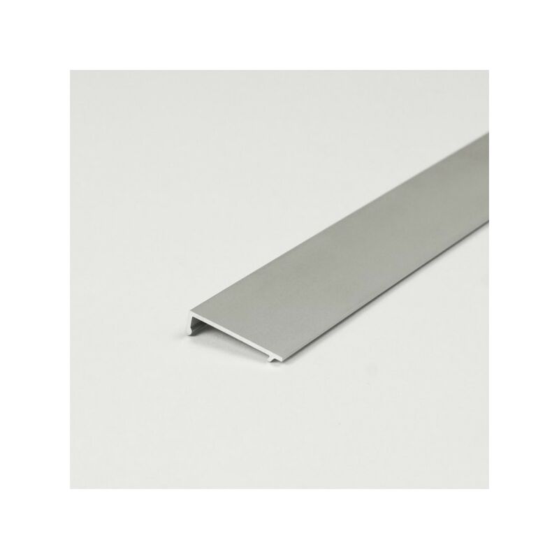 Proviston - Aluminium Abdeckung Silber Eloxiert Für led Aluminiumprofil 2000 mm Led-Beleuchtung Indirekte Beleuchtung led Leisten 1 Stück