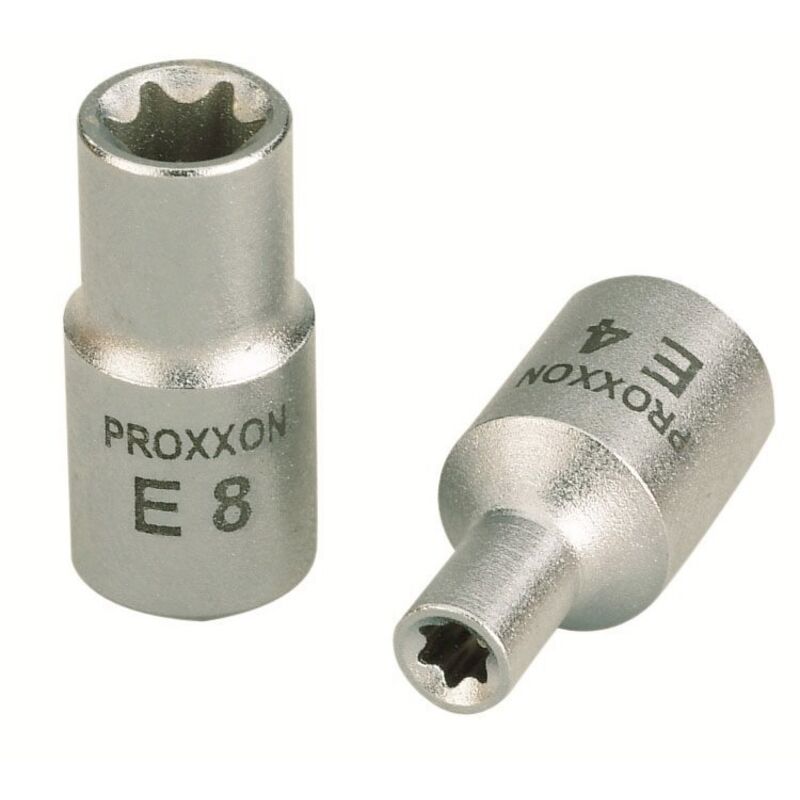 Proxxon - Steckschlüsseleinsatz Aussen Torx Einsatz Nuss E6 Antrieb 6,3mm (1/4')