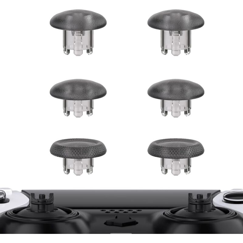 PS5 Edge Controller Joystick, austauschbare Analogsticks für den PS5 Edge Controller, 6 individuelle Joysticks für den PS5 Edge Controller, Grau