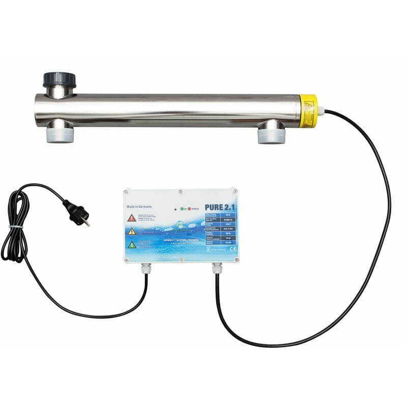 Pure - 2.1 - 50W - uvc Anlage zur Wasseraufbereitung - 230VAC/115VAC