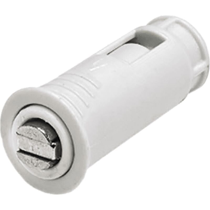 Hettich - Möbel-Zuhaltung, ohne Push-Funktion, Push to open Lock, 9089595, Kunststoff weiß