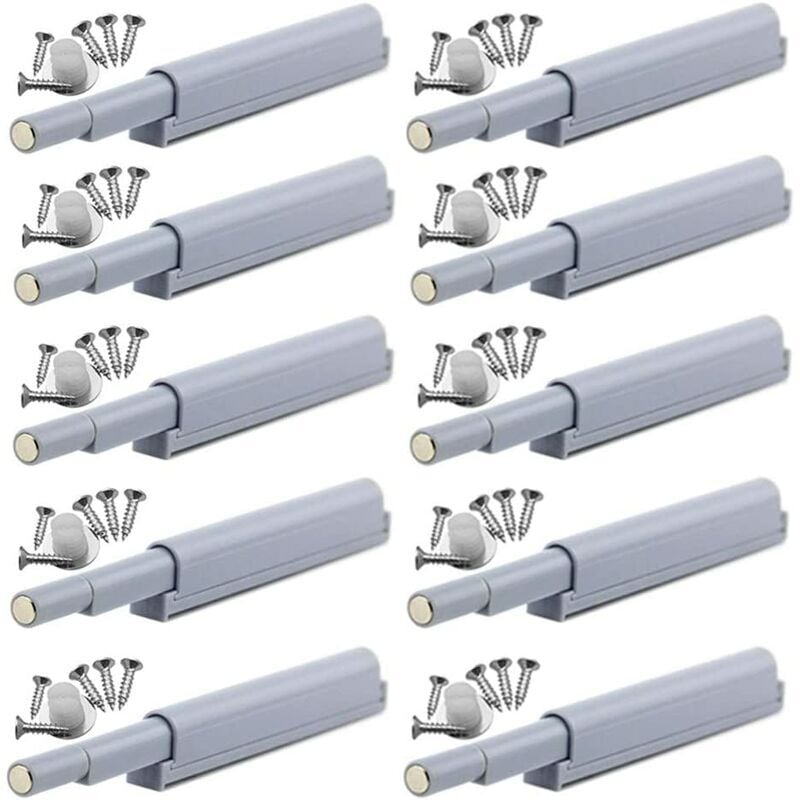 Push-to-Open-Magnetriegel Push-to-Open-Magnetriegel öffnen und schließen Türen mit einem einfachen Druck (10er-Pack)