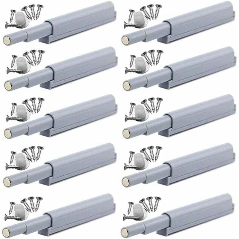 Odipie - Push-to-open-Magnetverschlüsse Magnetische Push-open-Verschlüsse öffnen und schließen die Tür mit einem einfachen Druck (10 Stück)