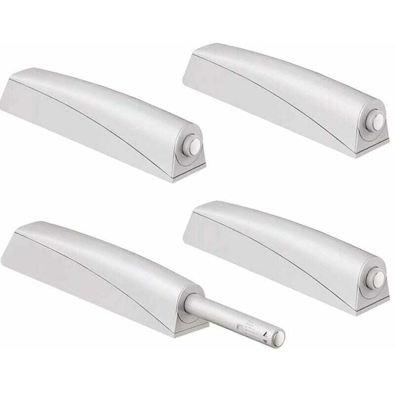 Push-to-Open-System Schubladendämpfer Jiayi 4 Stück Magnetische Push-Open-Verriegelung Push-to-Open-Verriegelung Push-to-Open-Schranktür