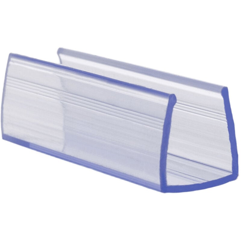 Efectoled - pvc Befestigungsklammer für LED-Neon 11 W/m rgb 220V ac 60 LED/m Halbrund 180º IP67 nach Mass Schnitt alle 100 cm Transparent