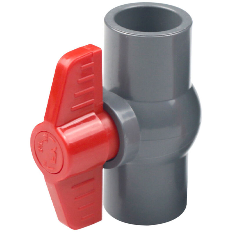 PVC-Kugelhahn, gerade Kunststoffanschlüsse für Kugelhahn aus U-PVC zum Steuerung und Absperren des Durchflusses (φ32mm)