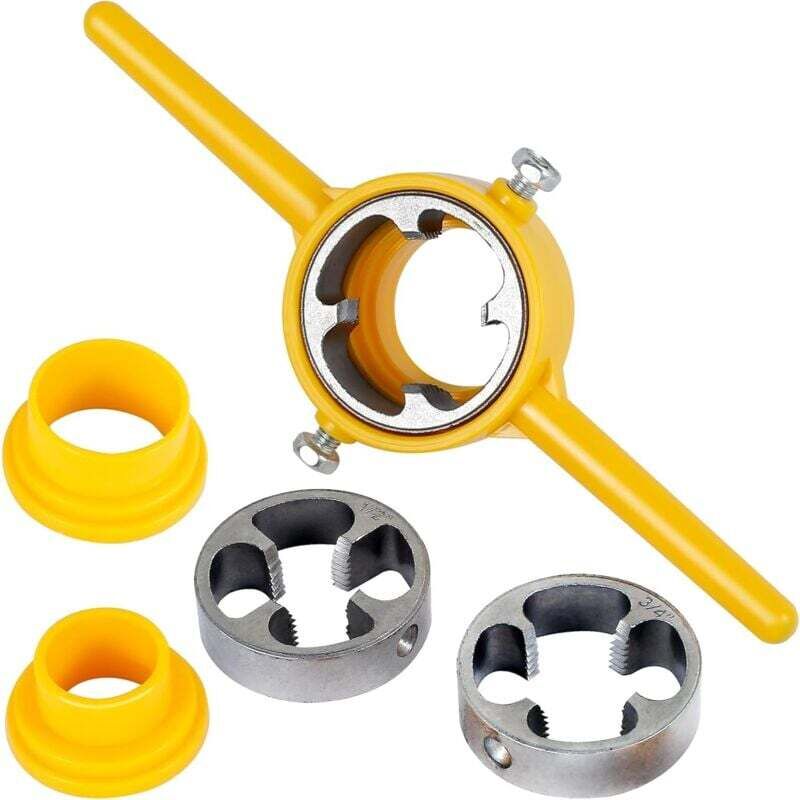 PVC-Rohr-Matrizensatz, NPT-Rundmatrizensatz, Gewindeschneider, Werkzeug, Sanitär-Gewindeschneider, Handwerkzeug, 1/2 Zoll, 3/4 Zoll, 1 Zoll