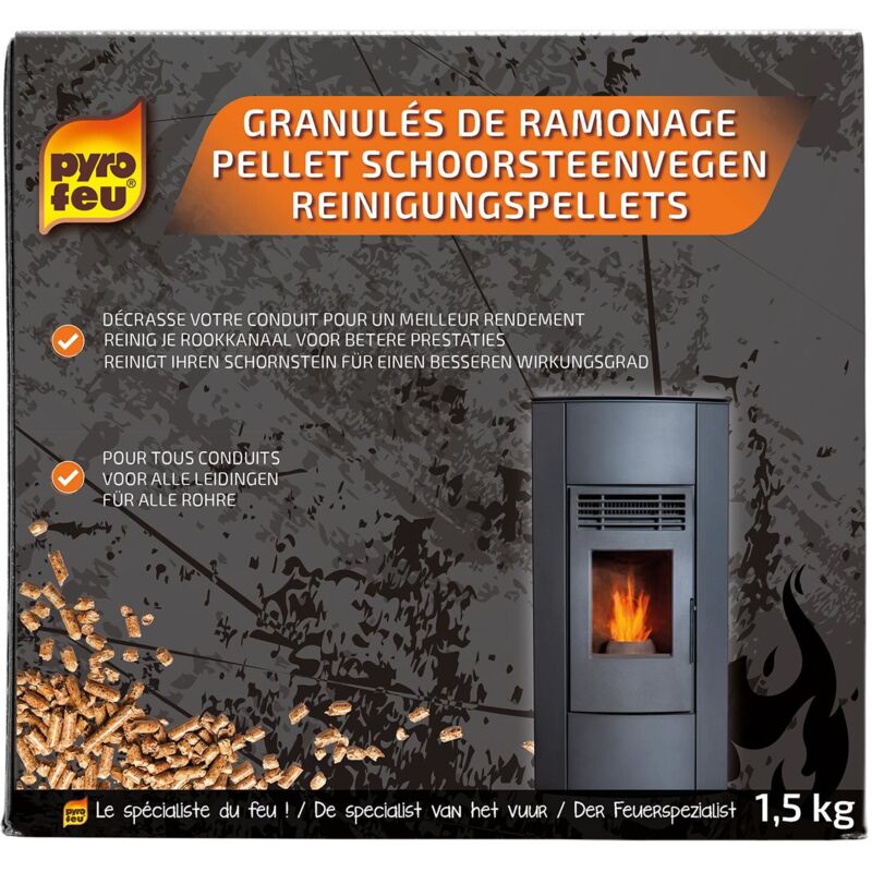 Reinigungs pellets Pyrofeu 1,5 kg