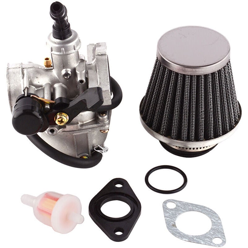 PZ19 Vergaser mit Luftfilter, Kraftstofffilter für 50CC-125CC Dirt Bike ATV Scooter Moped, mehrfarbig