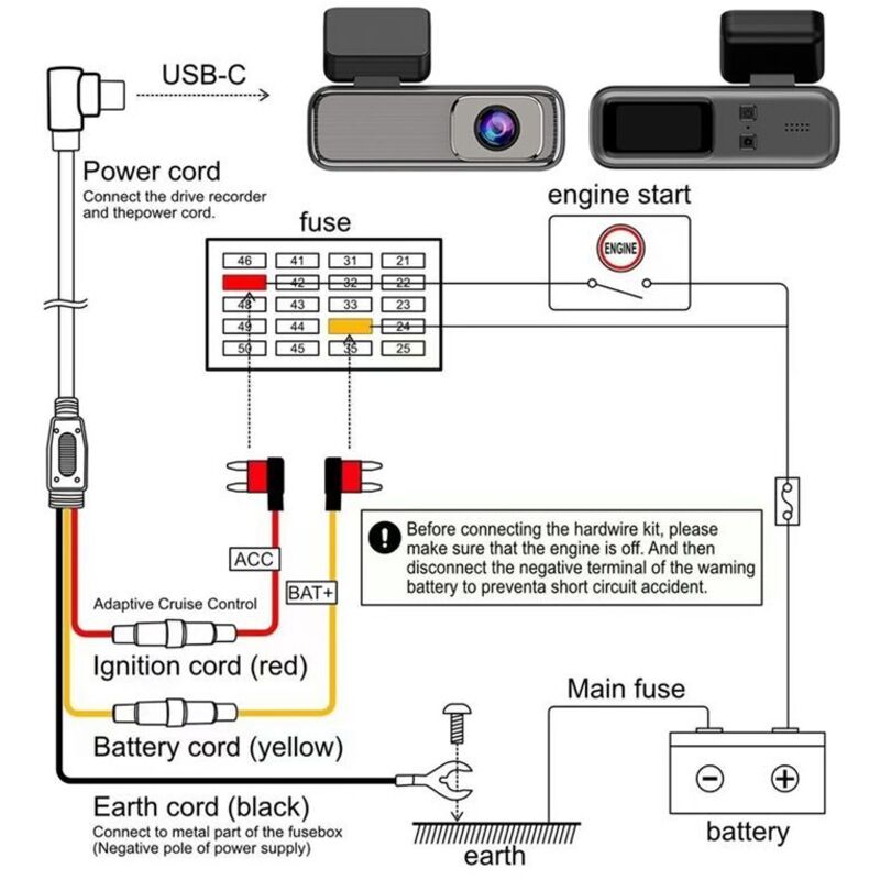 Q6 1296P HD -DVR-Dashcam, Intelligente WLAN-Verbindung, Autofahrer, Android-Autovideorecorder, DashCam, 24-Stunden-Parkmonitor