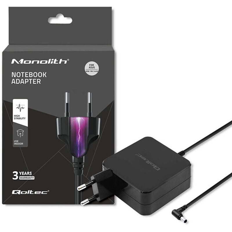 Qoltec Asus Laptop-Netzteil 65 W 19 V 3,42 A 5,5 x 2,5