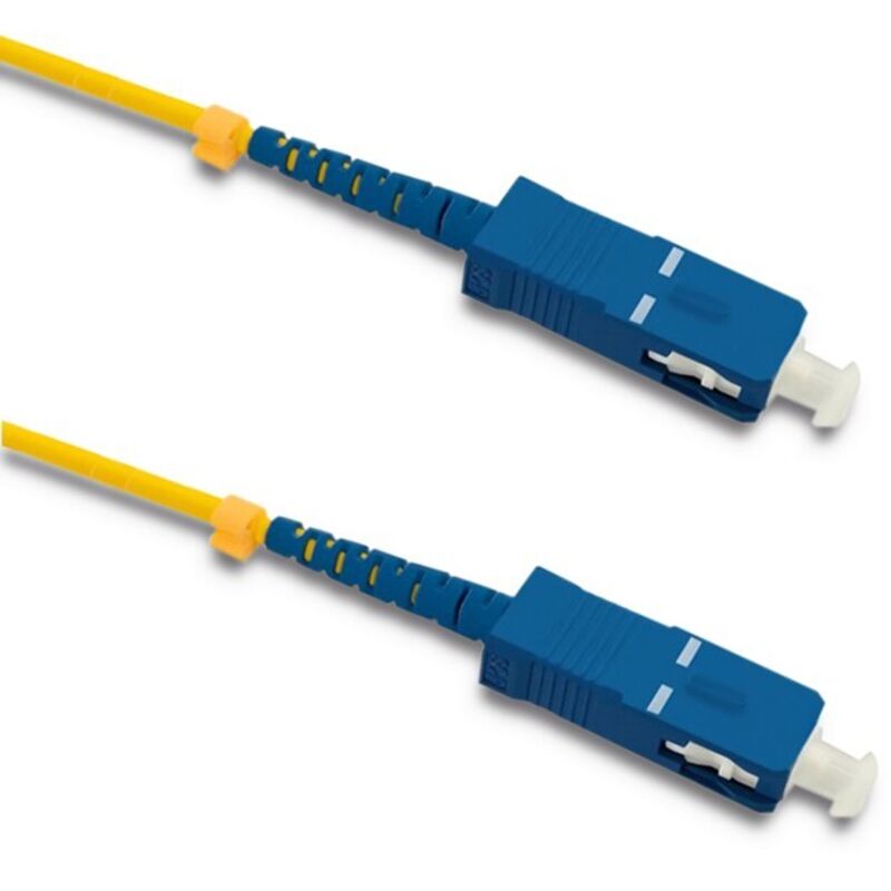 Qoltec SC/UPC Glasfaser-Patchkabel – SC/UPC Singlemode 9/125 G652D Simplex 0,5 m
