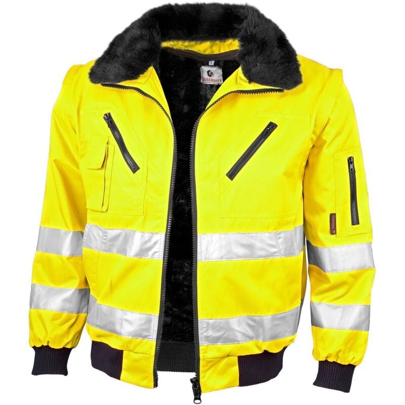 Qualitex Pilotenjacke 'signal', Größe: 5XL, Farbe: warngelb