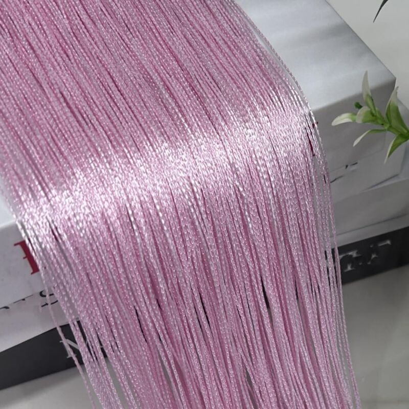 Quasten-Türvorhang, Schnur-Türvorhang, Glitzer-Schnur-Türvorhang, Raumteiler, Vorhang mit dekorativem Quasten-Teilerpaneel, geeignet für Zuhause,