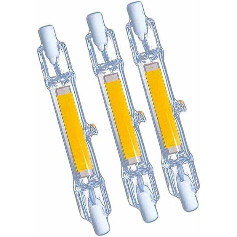 R7s 118mm LED-Lampe, 00W Doppelseitige lineare Lampe J118 220V 3000 Lumen Halogenäquivalent Naturweiß 4000K für Spotbeleuchtung, Wohnzimmer, Garten,