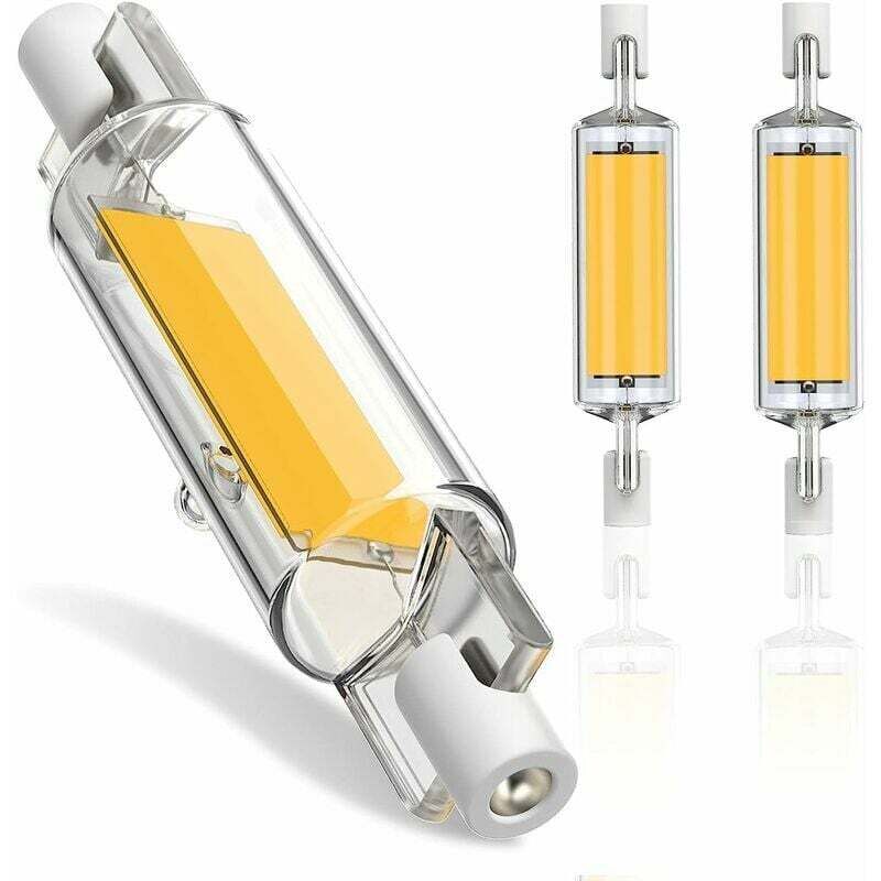 R7s LED-Glühbirne – R7S LED-Glühbirne 78 mm dimmbar, 10 W R7S COB-LED-Glühbirnen, R7S LED 78 mm hohe Lumen, Kaltweiß 6000 K, R7S LED-Lampe 600 lm,