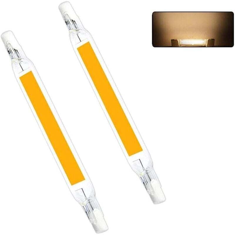 Aiperq - R7S-LED-Lampen, 78 mm, 230 v, nicht dimmbar, LED-COB-Halogenlampe, gleichwertiger Ersatz für Strahler, energiesparendes lineares Flutlicht