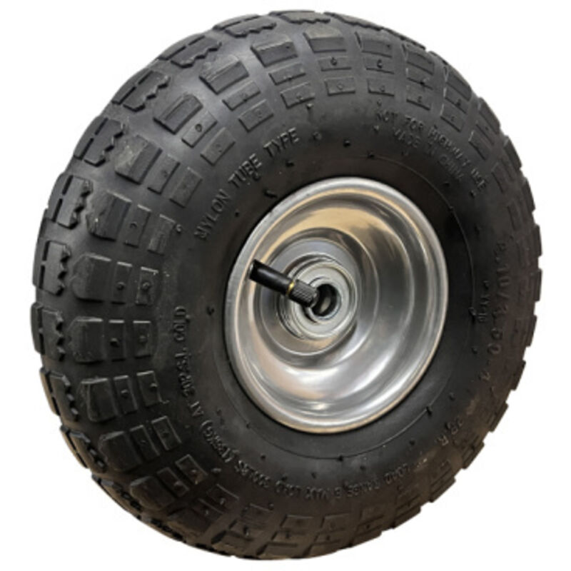 Rad Luftbereift 4.10 / 3.50-4 YY-16 für Gartenwagen, Bollerwagen, Gartenhäcksler