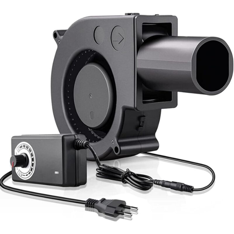 Radialventilator 12V/220V mit Steuerung für Haushaltsgeräte, Ventilatoren für Lüftungsanlagen, Grills, Kamine, Turbinenventilatoren für Heizgeräte