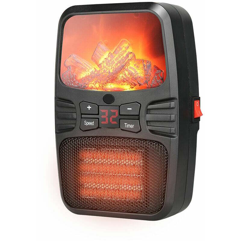 Shining House - Keramik-Heizlüfter, 220–240 v, EU-Elektroheizung, verstellbarer Thermostat, Anti-Überhitzungsschutz, Standheizung,