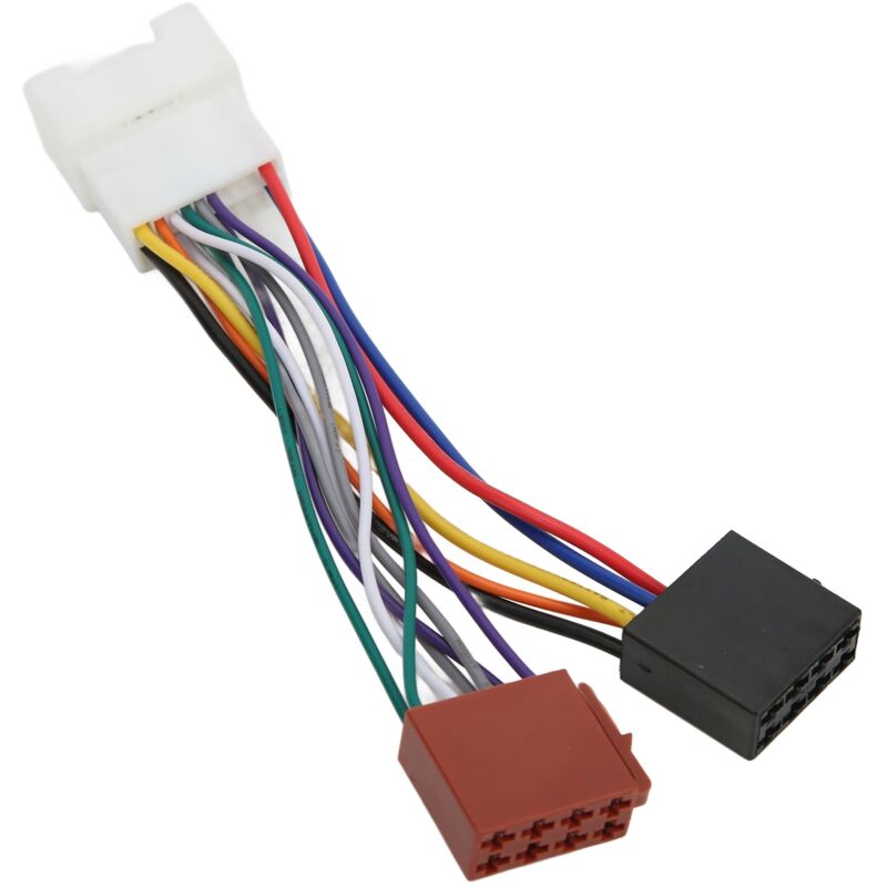 Radio Carriage Rewiring Bus Iso Male Wiring Harness Connector Replacement for Outlander Yishen Radio Carriage Connector.